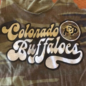 Colorado Buffalos University Tank Top Shirt NWT